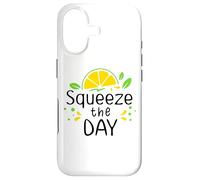 Carcasa para iPhone 17 Squeeze The Day Sign,Lemon Decor When Life Gives You Lemons