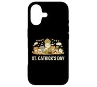 Carcasa para iPhone 17 St Catricks Day Cat Design Funny Irish Cats Drinking in Pub