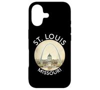 Carcasa para iPhone 17 St Louis Missouri Gateway Arch Retro Mississippi River Lou