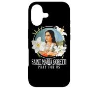 Carcasa para iPhone 17 St Maria Goretti Lily Saints Chicas Católicas Pureza