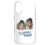 Carcasa para iPhone 17 Stan Laurel & Oliver Hardy Comedy Duo Pintado Retrato