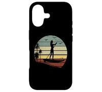 Carcasa para iPhone 17 Stand Up Paddle Board - Retro Sunset Water Sports Sup Girl