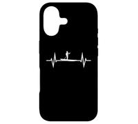 Carcasa para iPhone 17 Stand Up Paddling ECG Sup Latidos del Corazón