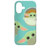 Carcasa para iPhone 17 Star Wars: The Mandalorian Grogu Triple Threat, Azul Azulado