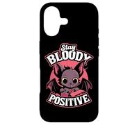 Carcasa para iPhone 17 Stay Bloody Kawaii Bat for Halloween Party-goers