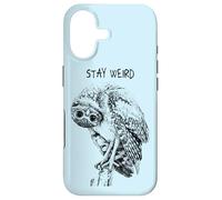Carcasa para iPhone 17 Stay Weird Owl: Divertido Diseño de Pájaro Búho con Aspecto