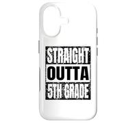 Carcasa para iPhone 17 Straight Outta 5th Grade Graduation Gifts Grad Class 2026