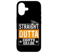 Carcasa para iPhone 17 Straight Outta 8th Grade Graduation