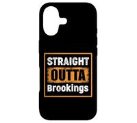 Carcasa para iPhone 17 Straight Outta Brookings, Dakota del Sur, EE. UU., Retro y Vintage