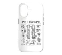 Carcasa para iPhone 17 Submarino náutico Periscopio Subbarco Naval Vintage Patente
