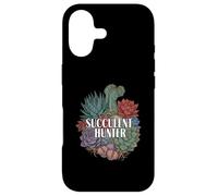 Carcasa para iPhone 17 Succulent Hunter Plant Lover Gardening Botanical Design