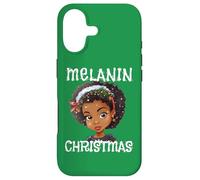 Carcasa para iPhone 17 Suéter Melanin Christmas Ugly Black Girl Magic Queen Green