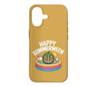 Carcasa para iPhone 17 Summerween Halloween Verano Sandía Fruta