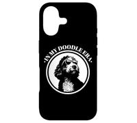 Carcasa para iPhone 17 Sunglasses In My Doodle Era Logo Bernedoodle Dog