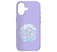 Carcasa para iPhone 17 Super Cute Delfines Comiendo Sopa Dumplings Anime Ocean Design