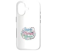 Carcasa para iPhone 17 Super Nurse Bloom Tema Médico Floral