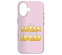 Carcasa para iPhone 17 Susan Joke Idgaf Meme Cute Halloween Costume For Susans