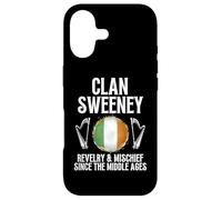 Carcasa para iPhone 17 Sweeney Apellido Irlandés Apellido Heráldico Celta Clan
