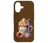 Carcasa para iPhone 17 Sweet Winter Wonderland Decor For Women Toffee Hot Cocoa