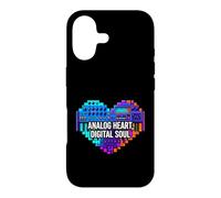 Carcasa para iPhone 17 Synth Music Producer Analog Heart Digital Soul