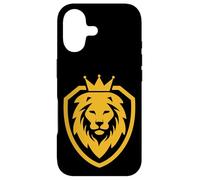 Carcasa para iPhone 17 T-Shirt The King Lion Shield, Wild Lion Graphic Design Logo