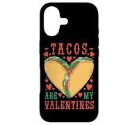 Carcasa para iPhone 17 Tacos Are My Valentine Funny Valentine’s Day Foodie
