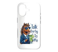Carcasa para iPhone 17 Talk Derby To Me Funny Cool Racing Horse Men Women