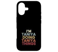 Carcasa para iPhone 17 Taniya Name Taniya Personalized Name First Given
