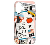 Carcasa para iPhone 17 Tarjeta de embarque de Viaje de Nueva York NYC JFK Adventure