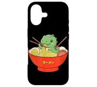 Carcasa para iPhone 17 Tazón de Fideos japoneses T-Rex Ramen Anime Dinosaur Japan Food