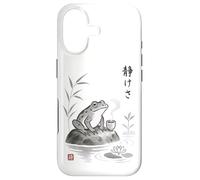 Carcasa para iPhone 17 Té japonés Sumi-e Frog Art Zen Ink Wash Serenity
