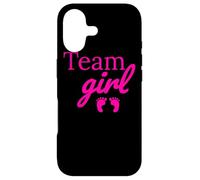 Carcasa para iPhone 17 Team Girl Pink Baby Shower Gender Reveal Party