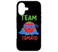 Carcasa para iPhone 17 Team Tomate Vegan Power Superhero Veggie Vegetables Lover