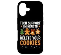 Carcasa para iPhone 17 Tech Support Here to Delete Cookies Funny Christmas