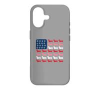 Carcasa para iPhone 17 Teckel Paws and Stripes Forever