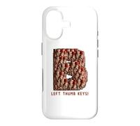 Carcasa para iPhone 17 Teclas de Pulgar Izquierdo Fagot con Letra B Muy Grande
