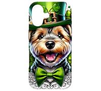 Carcasa para iPhone 17 Teddy Roosevelt Terrier Dog St Patricks Day Artwork