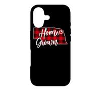 Carcasa para iPhone 17 Tela Escocesa roja cultivada en casa de Nebraska Buffalo NE State Love