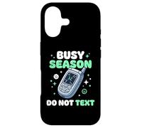 Carcasa para iPhone 17 Temporada ocupada No Enviar Mensajes de Texto Auditoría de impuestos financieros Contador