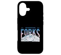 Carcasa para iPhone 17 Tenedores Washington Mountain Senderismo Vintage Viajes al Aire Libre