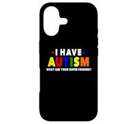 Carcasa para iPhone 17 Tengo Autismo ¿Cuáles Son Tus superpoderes Conciencia sobre el Autismo