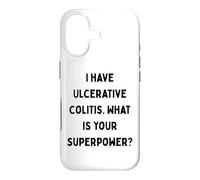 Carcasa para iPhone 17 Tengo Colitis ulcerosa. ¿Cuál es tu Superpoder? Regalo de EII
