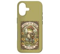 Carcasa para iPhone 17 Tengo Que ser Weird or Die Frog Vintage Cottagecore