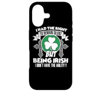 Carcasa para iPhone 17 Tenía Derecho a Permanecer en Silencio Pero Siendo irlandés