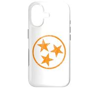 Carcasa para iPhone 17 Tennessee Flag, Vintage Distressed Print Tennessee Tri-Star