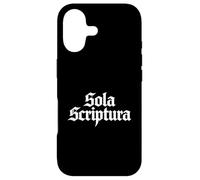 Carcasa para iPhone 17 Teología Reformada Sola Scriptura Autoridad Bíblica Diseño
