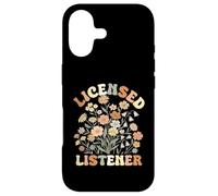 Carcasa para iPhone 17 Terapia de Salud Mental Floral para oyentes con Licencia