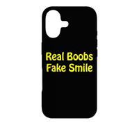 Carcasa para iPhone 17 Tetas Reales. Sonrisa Falsa