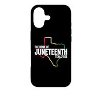 Carcasa para iPhone 17 Texas El Hogar De Juneteenth 1865 TX Negro Libertad Esclavitud