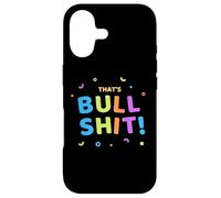 Carcasa para iPhone 17 That's Bullshit Funny Sarcastic Adult Humor Costume Bullshit